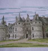 Set of 3 castles cross stitch - Castillos