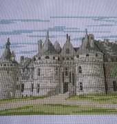 Set of 3 castles cross stitch - Castillos