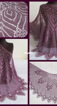 Agate Lace Shawl by Inbar Rofman
