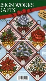 Design Works 5468 Flower Ornaments by Joan Elliott XSD