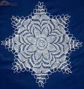 knitted doilies - my work