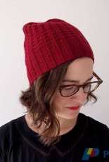 Violet Waffles Beanie by Halldora J -Free