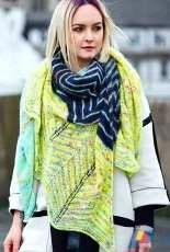 Baseline Shawl by Beata Jezek - Hedgehog Fibres - Free