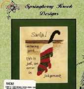 Springberry Kreek Designs - Santa I am being good