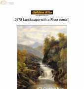 Golden Kite 2678 - Landscape with a River (small)