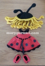 Marygurumi - Marylin Leveugle - Benedicte the ladybug - French