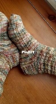 Picnic Socks by Gwen Moeller