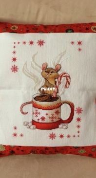 Rajón navidad cojín