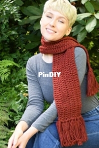 Afternoon Scarf by Kristen Stoltzfus Clay for Cascade Yarns C384 - Free