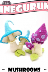 Dinegurumi - Sandra Haupt - Mushrooms