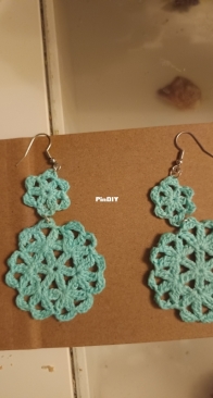 Mini mandala earrings