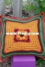 Crafty Mama Creations - Raechel Mayfield  - Flower Ray Pillow Cover