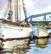 Classic Cross Stitch NA153 - Boats at Anchor