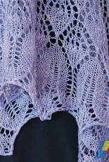 Bella Botanica Shawl by Karen Strauss /Sea Island Studio Designs-Free