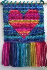 Pretty peaceful - Susan E Kennedy - Love For All Wall Hanging crochet pattern - Free