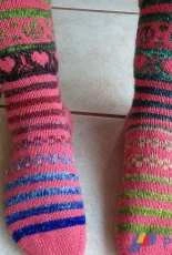 Peace, Love and Macrame Socks by Becky Greene-Free