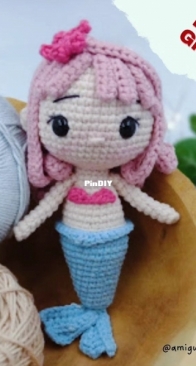 Amigurumi Joy - Marina - Mermaid - Sereia - Portuguese - Free