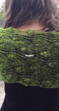 Silk Mohair Lace Nupp Shawl by Nadine Van Zandycke - Free