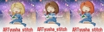 ARTyusha_stitch - Artyusha in the Spring / Artyusha in Winter by Dasha Frolova