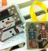 PS Freebie Snowman and ABC Santa