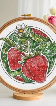 Strawberry Botany by Alisa Okneas