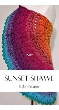 Made by Stay Alive / Yarn Shop by Stay Alive - Joanna Mazur - Sunset Shawl