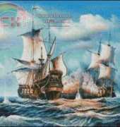 Intricate Cross Stitch - Sea Battle