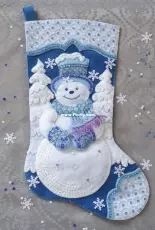 Bucilla Felt Stocking