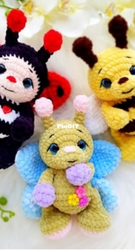 Chirka Toys - Ekaterina Chirkova - Insects - Russian