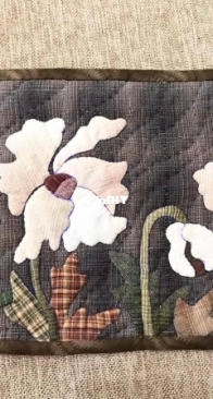 orchid patterned crossbody bag