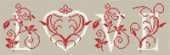 broderie net - love