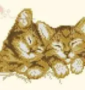Charivna Mit 296 Kitties in Bed XSD