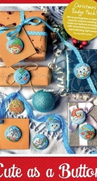 Cute As A Button by Maria Diaz from Cross Stitcher 326 PCS + XSD