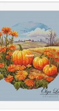 Paradise Stitch - Queen Of The Fields by Olga Lankevich