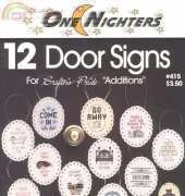 Jeanette Crews Designs #415 - 12 Door Signs
