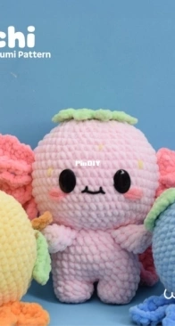 WooliGT /Wooli Amigurumis - Paola Arevalo - Mochi the Axolotl