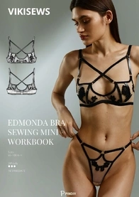 Viki Sews - Edmonda Bra - Sizes 65-100, A-H Cup