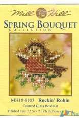 Mill Hill MH18-8103 Spring Bouquet Collection - Rocking Robin