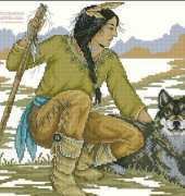Native American Brave by Joan Elliott from Cross Stitch Gold 76 XSD