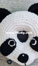 Oodles of Crochet Crafts - Rachel Zain - Doughnut Buddies - Panda
