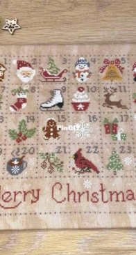 NEEDLE TREASURES NOOK NTN163 CHRISTMAS CALENDAR