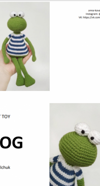 Klubkoff Toy - Anna Kovalchuk - Frog