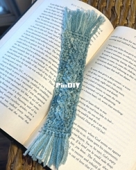 Cozy Cabled Bookmark by Juniper and Oakes