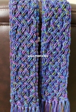 Rebeccas Stylings - Noelle Stiles - Glenrose Cable Scarf