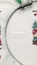 I continue to prepare for the New Year. Embroidery