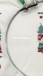 I continue to prepare for the New Year. Embroidery