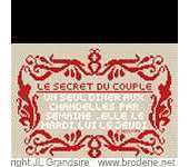 Broderie.net - Grandsire Jean-Louis - Le secret du couple