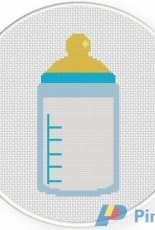 Daily Cross Stitch - Baby Bottle 2