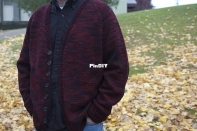 Fundamental Top-Down Mens Cardigan - Jennifer Hagan