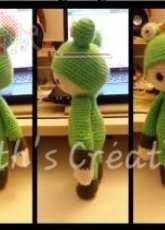Naths Creation Crochet- Nathalie- Mini Frog - French